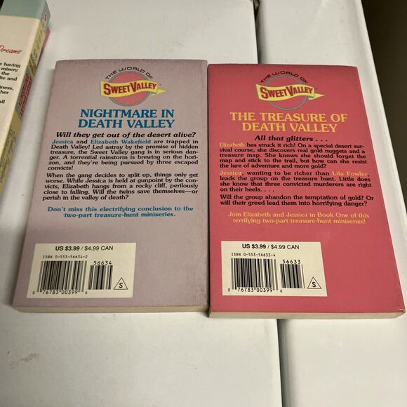 Sweet Valley High University Books Lot of 4 Bantam Paperback Thriller Vintage - Picture 3 of 6